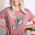 Dino Para Professional Teacher Collection T-Rex Dinosaur Paraeducator Assistant Teacher Women's Heather T-Shirt Heather Mauve Dino Para Professional Teacher Collection T-Rex Dinosaur Paraeducator Assistant Teacher Women's Heather T-Shirt Heather Mauve