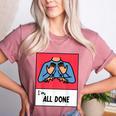 All Done Sped Teacher ASL Teacher Neurodiversity Hand Sign Women's Heather T-Shirt Heather Mauve All Done Sped Teacher ASL Teacher Neurodiversity Hand Sign Women's Heather T-Shirt Heather Mauve