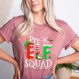 Elf Squad Pre-k Teacher Christmas Child Xmas Women's Heather T-Shirt Heather Mauve Elf Squad Pre-k Teacher Christmas Child Xmas Women's Heather T-Shirt Heather Mauve