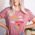 Emotional Intelligence Quote For School Counselor Teacher Women's Heather T-Shirt Heather Mauve