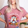 Espooky Vibes Maestra Halloween Spanish Mexican Teacher Women's Heather T-Shirt Heather Mauve Espooky Vibes Maestra Halloween Spanish Mexican Teacher Women's Heather T-Shirt Heather Mauve