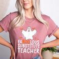 Faboolous Substitute Teacher Halloween Costume Women's Heather T-Shirt Heather Mauve