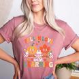 Fall In Love With Learning Shirt Autumn Thanksgiving Teacher Women's Heather T-Shirt Heather Mauve