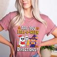 Are You Fall O Ween Directions Halloween Teacher Ghost Women's Heather T-Shirt Heather Mauve Are You Fall O Ween Directions Halloween Teacher Ghost Women's Heather T-Shirt Heather Mauve