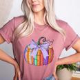 Fall Pumpkin Books Lover Halloween Teacher Teaching Staff Women's Heather T-Shirt Heather Mauve Fall Pumpkin Books Lover Halloween Teacher Teaching Staff Women's Heather T-Shirt Heather Mauve
