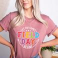 Field Day 2024 Let The Games Begin Teacher Kids Girls Boys Women's Heather T-Shirt Heather Mauve