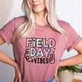 Field Day Vibes For Teacher Kids Happy Field Day 2025 Women's Heather T-Shirt Heather Mauve