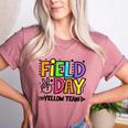 Field Day Yellow Team For Teacher Kids Field Day Games Women's Heather T-Shirt Heather Mauve