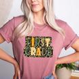 First 1St Grade Camo Camouflage Boy Teacher Back To School Women's Heather T-Shirt Heather Mauve First 1St Grade Camo Camouflage Boy Teacher Back To School Women's Heather T-Shirt Heather Mauve
