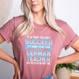 Fun German Teacher Appreciation Language Class Saying Women's Heather T-Shirt Heather Mauve Fun German Teacher Appreciation Language Class Saying Women's Heather T-Shirt Heather Mauve