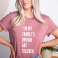 Funny Art Teacher Women's Heather T-Shirt Heather Mauve