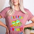 Groovy Field Trip Anyone Happy Field Day For Teachers Kids Women's Heather T-Shirt Heather Mauve Groovy Field Trip Anyone Happy Field Day For Teachers Kids Women's Heather T-Shirt Heather Mauve