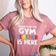 Gym Teacher Back To School Teacher Shirts For Men Women Girls Kids Women's Heather T-Shirt Heather Mauve