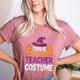 Halloween Costumes For Teachers Tired Teacher Costume Tee Women's Heather T-Shirt Heather Mauve