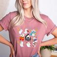 Halloween Music Teacher Ghost Playing Musical Instruments Women's Heather T-Shirt Heather Mauve Halloween Music Teacher Ghost Playing Musical Instruments Women's Heather T-Shirt Heather Mauve
