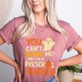 Halloween Preschool Teacher You Can't Scare Me Im A Teacher Women's Heather T-Shirt Heather Mauve Halloween Preschool Teacher You Can't Scare Me Im A Teacher Women's Heather T-Shirt Heather Mauve