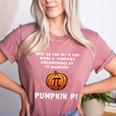 Halloween Pumpkin Pi Math Geometry Teachers Students For Men Women Kids Women's Heather T-Shirt Heather Mauve Halloween Pumpkin Pi Math Geometry Teachers Students For Men Women Kids Women's Heather T-Shirt Heather Mauve