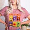 Halloween Spooky Syllable Types Teacher Educational Women's Heather T-Shirt Heather Mauve
