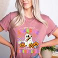 Halloween Teacher You Can't Scare Me I Teach Second Grade Women's Heather T-Shirt Heather Mauve Halloween Teacher You Can't Scare Me I Teach Second Grade Women's Heather T-Shirt Heather Mauve