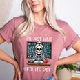 Halloween Teacher I'Ll Just Wait Until It's Quiet Women Women's Heather T-Shirt Heather Mauve