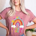 Happy 50th Days Of School Rainbow Teacher 50 Days Smarter Women's Heather T-Shirt Heather Mauve