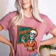 Haunted By 6-7 Six Seven 67 Math Teacher Halloween Skeleton Women's Heather T-Shirt Heather Mauve Haunted By 6-7 Six Seven 67 Math Teacher Halloween Skeleton Women's Heather T-Shirt Heather Mauve