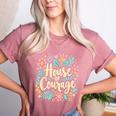House Of Courage Flowers RCA School Teacher Student Tee Women's Heather T-Shirt Heather Mauve House Of Courage Flowers RCA School Teacher Student Tee Women's Heather T-Shirt Heather Mauve
