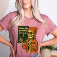 HUGvyn Halloween Skeleton Six Seven 67 Meme PEMDAS Teacher Women's Heather T-Shirt Heather Mauve HUGvyn Halloween Skeleton Six Seven 67 Meme PEMDAS Teacher Women's Heather T-Shirt Heather Mauve