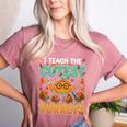 Humor I Teach The Cutest Turkeys Thanksgiving Teacher Women's Heather T-Shirt Heather Mauve Humor I Teach The Cutest Turkeys Thanksgiving Teacher Women's Heather T-Shirt Heather Mauve