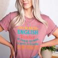 I'm An English Teacher Of Course You Have To Write Women's Heather T-Shirt Heather Mauve I'm An English Teacher Of Course You Have To Write Women's Heather T-Shirt Heather Mauve
