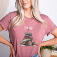 I'm Ok Read Book Reading Nerd Librarian Teacher School Women's Heather T-Shirt Heather Mauve