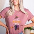 Im The Teacher Witch Halloween Matching Group Costume Women's Heather T-Shirt Heather Mauve