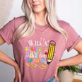 It's Beautiful Day For Learning Teacher Students Girls Boys Women's Heather T-Shirt Heather Mauve