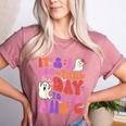 It's a Bootiful Day To Make Music Halloween Music Teacher Women's Heather T-Shirt Heather Mauve