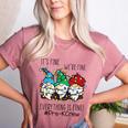 It's Fine We'Re Fine Gnome Pre-K Teacher Christmas Light For Men Women Women's Heather T-Shirt Heather Mauve It's Fine We'Re Fine Gnome Pre-K Teacher Christmas Light For Men Women Women's Heather T-Shirt Heather Mauve