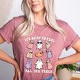 It’s Okay To Feel All The Feels Special Ed Teacher Halloween Women's Heather T-Shirt Heather Mauve