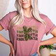 Kindergarten Camo Camouflage Boy Teacher Back To School Women's Heather T-Shirt Heather Mauve