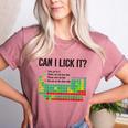 Can I Lick It Periodic Table Chart Science Teacher Women's Heather T-Shirt Heather Mauve