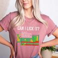 Can I Lick It Periodic Table Science Teacher Student Women's Heather T-Shirt Heather Mauve