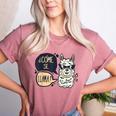 Llama Shirt English Teacher School Student ESL Joke Women's Heather T-Shirt Heather Mauve