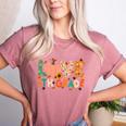 Love 5th Grade Thanksgiving Colorful Fall Leaves Teacher Women's Heather T-Shirt Heather Mauve