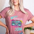 Middle School Is My Jam Cute Teacher Shirt 80's 90's Styl Women's Heather T-Shirt Heather Mauve