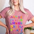 Monster ABC Cute Alphabet Halloween Teacher Costume Kids Women's Heather T-Shirt Heather Mauve Monster ABC Cute Alphabet Halloween Teacher Costume Kids Women's Heather T-Shirt Heather Mauve
