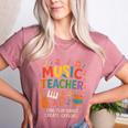 Music Teacher Music Sing Play Dance Choir Piano Women's Heather T-Shirt Heather Mauve