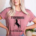 Nerdy Fibonacci Racing Car Horse Math Teacher Men Women Girls Kids Women's Heather T-Shirt Heather Mauve