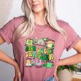 One Lucky Teacher St Patrick's Day Irish Teacher Lucky Era Women's Heather T-Shirt Heather Mauve One Lucky Teacher St Patrick's Day Irish Teacher Lucky Era Women's Heather T-Shirt Heather Mauve