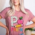 P Is For Pre K Teacher Student Pencil Apple Back To School Women's Heather T-Shirt Heather Mauve P Is For Pre K Teacher Student Pencil Apple Back To School Women's Heather T-Shirt Heather Mauve