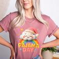 Pajama Day School Spirit Week Sleepy Cloud Teacher Student Women's Heather T-Shirt Heather Mauve Pajama Day School Spirit Week Sleepy Cloud Teacher Student Women's Heather T-Shirt Heather Mauve