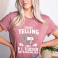 PE Teacher Art For Men Women Gym Teacher Physical Education Women's Heather T-Shirt Heather Mauve PE Teacher Art For Men Women Gym Teacher Physical Education Women's Heather T-Shirt Heather Mauve