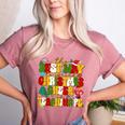 PE Teacher Christmas Holiday Women's Heather T-Shirt Heather Mauve PE Teacher Christmas Holiday Women's Heather T-Shirt Heather Mauve